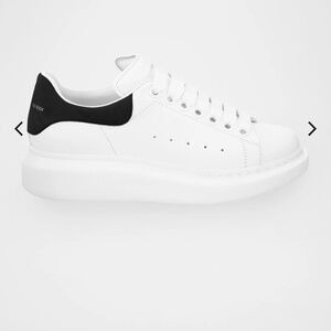 Alexander McQueen Women’s Oversized Suede Heel Detail Sneakers